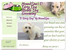 Tablet Screenshot of houndspa.com